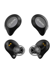 Boya BY-AP1 True Wireless/Bluetooth 5.0 In-Ear Earbuds with Charging Case, Black