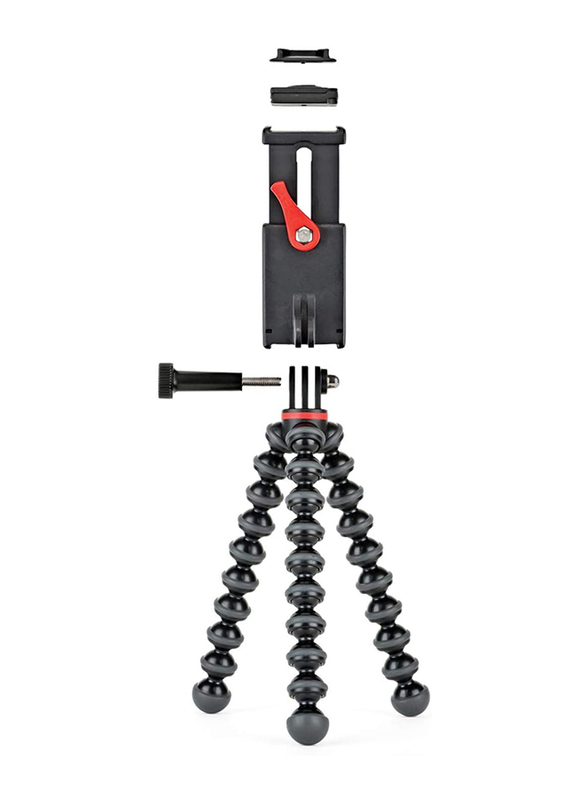 Joby GripTight Flexible Tripod Stand Kit for Smartphone/Action Camera, Black