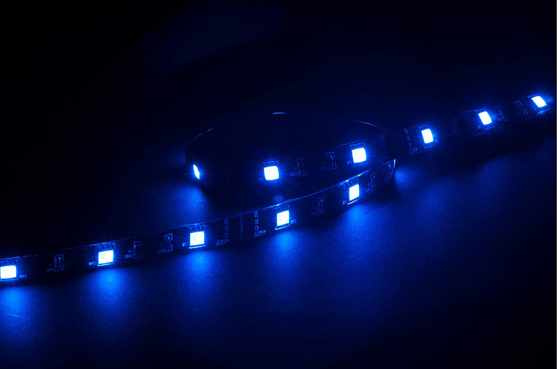 Akasa Vegas Extendable LED Strip Light, AK-LD02-05BL, Blue