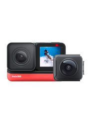 Insta 360 One R Twin Edition Action Camera, Black/Red