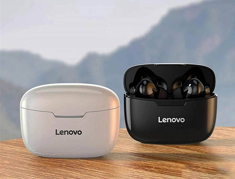 Lenovo XT90 Wireless In-Ear HD Stereo Headphones, Black