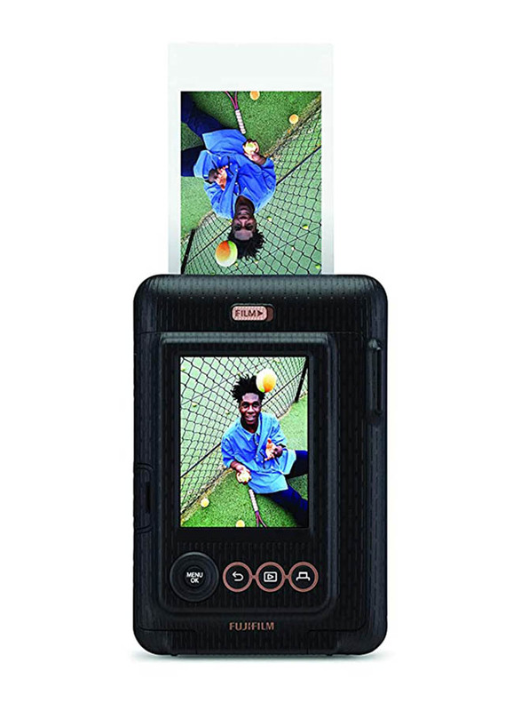 Fujifilm Instax Mini Liplay Hybrid Instant Film Camera, 4.9 MP, Elegant Black