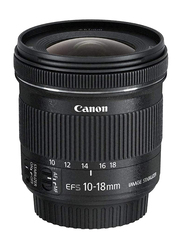 Canon EF-S 10-18mm f/4.5-5.6 IS STM Lens for All Canon EOS DSLR Cameras, 9519B005AA, Black
