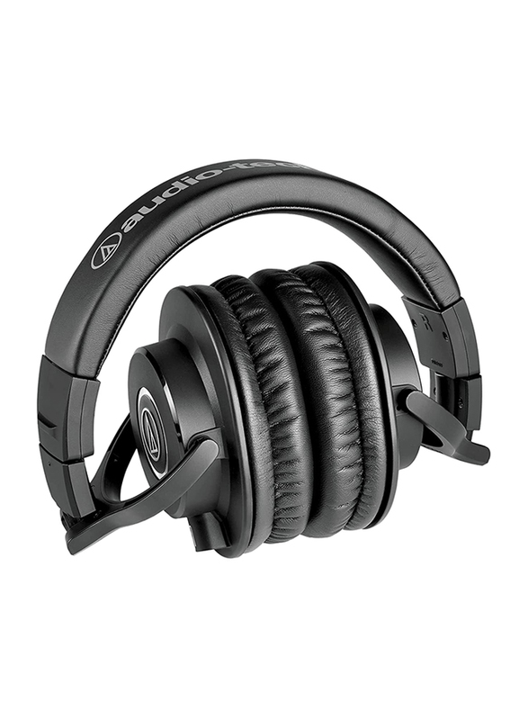 Audio Technica ATH-M40X Professional 3.5mm Jack Over-Ear Headphones, Black