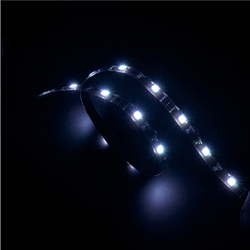 Akasa Vegas MBW Magnet LED Strip Light, with Secure 10Pc, 50cm, White