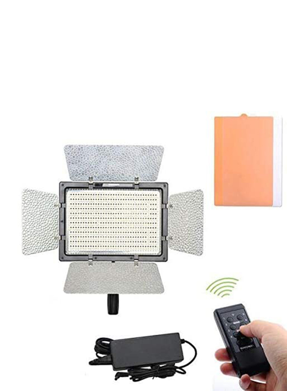 Yongnuo YN900 5500K LED Video Light Panel with AC Power Adapter for Digital Camera/Camcorder, Grey