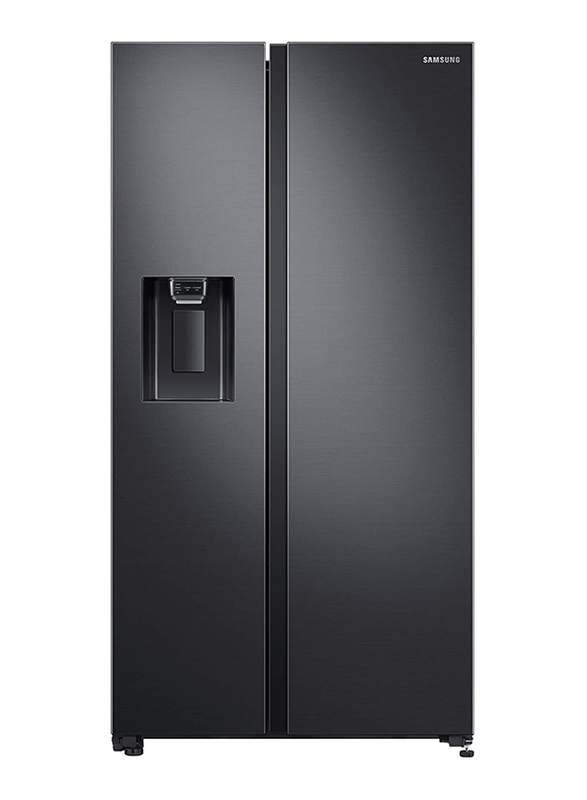 Samsung Double Door Refrigerator, 640L, RS64R5331B4, Grey/Black