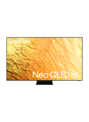 Samsung 75-inch Neo 8K QLED Smart TV (2022), QA75QN800BUXZN, Stainless Steel Silver