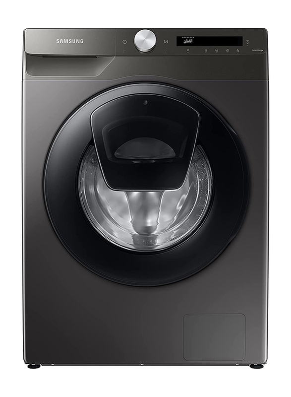 Samsung Front Load Washing Machine with Eco Bubble Technology and AI Control, 10 Kg, Black