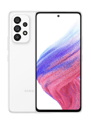 Samsung Galaxy A53 256GB Awesome White, 8GB RAM, 5G, Dual SIM Smartphone, Middle East Version