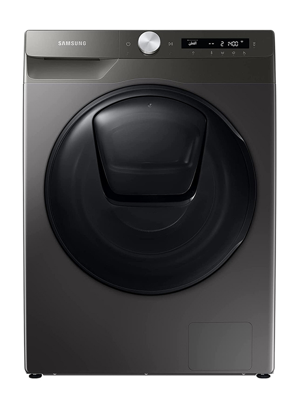 Samsung Front Load Washer Dryer with Ai Control, WD10T554DBN, 10+7 Kg, Black