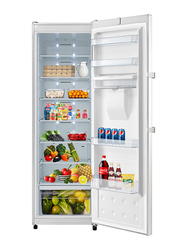 Evvoli 400 Litres Upright Single Door Refrigerator EVRFM-U350MLW White, 2 Years Warranty