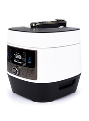 Evvoli 5 Ltr 14-in-1 Multi-Use Programmable Pressure Cooker, 900W, EVKA-PC5014B, White/Black