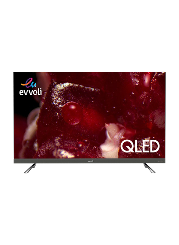 Evvoli 65-Inch 4K Ultra HD QLED Android Smart TV, 65EV350QA, Black