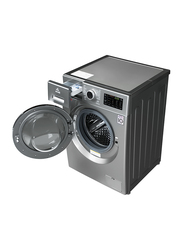 Evvoli 9 kg Front Load Washing Machine, EVWM-FDDM-914S, Silver
