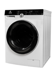 Evvoli 9 Kg 1400 RPM Front Load Silver Washing Machine, EVWM-FBLE-914W, White