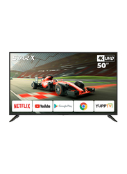 Star X 50-Inch 4K Ultra HD LED Smart TV with Built in Receiver, 50UH640V, Black