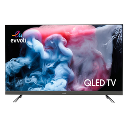 Evvoli 55-Inch 4K Ultra HD QLED Android Smart TV, 55EV350QA, Black