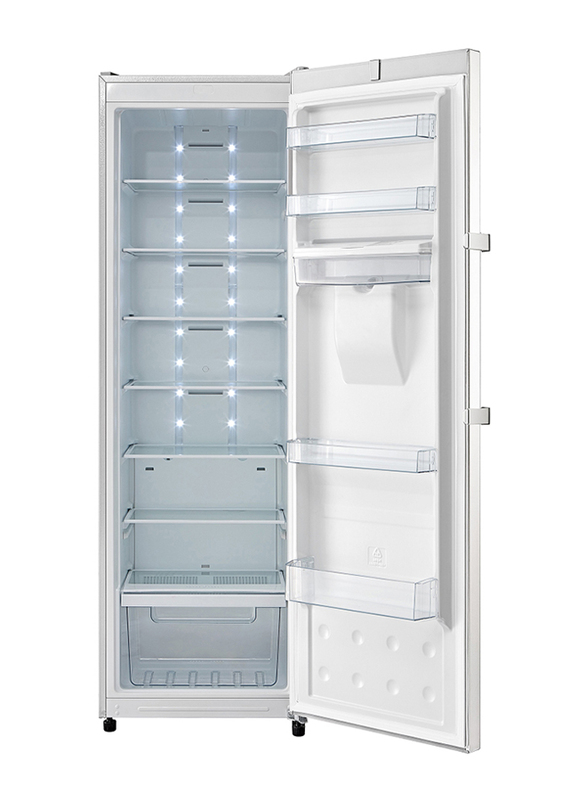Evvoli 400 Litres Upright Single Door Refrigerator EVRFM-U350MLW White, 2 Years Warranty