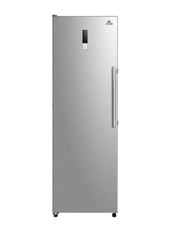 Evvoli 310 Litres Upright Single Door Freezer, EVRFM-U260MFSS, Silver