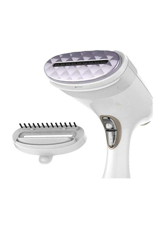 Evvoli 260ml Handheld Portable Garment Steamer with Auto Shut-Off, 1750W, EVIR-HS1750G, Gold