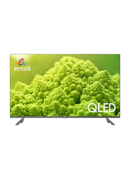 Evvoli 55-Inch 4K Ultra HD QLED Android Smart TV, 55EV250QA, Black