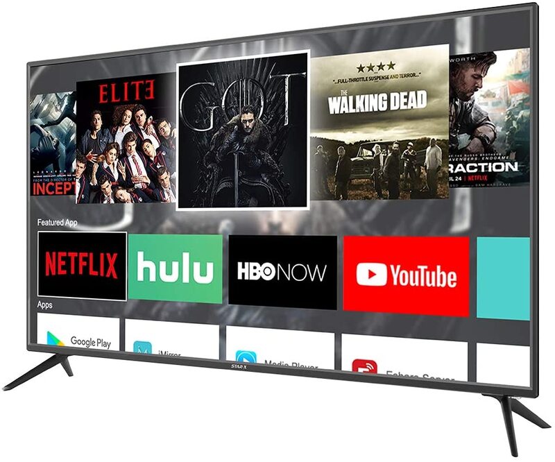 Star X 55-inch 4K Ultra HD DLED Smart TV, with Digital Netflix and YouTube, 55UH680V, Black
