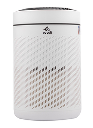 Evvoli Air Purifier with True HEPA Filter, Timer and Sleep Mode, EVAP-27W, White
