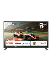 Star X 55-Inch 4K Ultra HD LED Smart TV with Built in Receiver, 55UH640V, Black