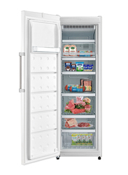 Evvoli 310 Litres Upright Single Door Freezer, EVRFM-U260MFW, White