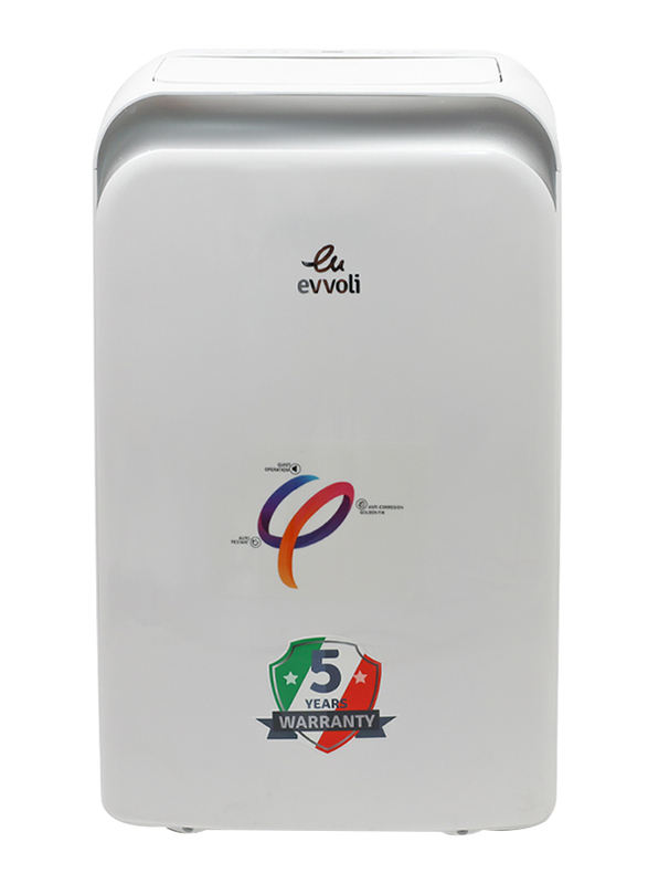 Evvoli 12000 BTU Portable Air Conditioner, 1 Ton, EVPRO-12K-MD, White