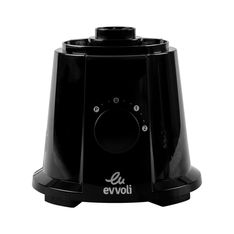 Evvoli 1.5L 2 Speed Premium Blender with Grinder Mill, 600W, EVKA-BL15B, Black
