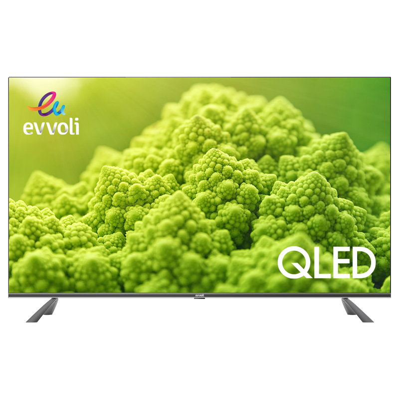 Evvoli 70-inch 4K Ultra HD QLED Android Framless Smart TV, 70EV250QA, Black