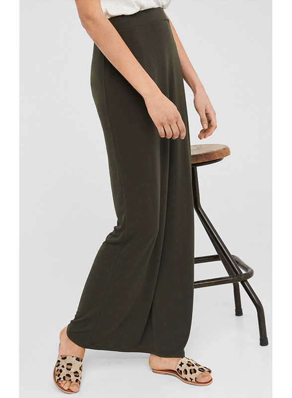 Springfield Solid Maxi Skirt, Large, Green