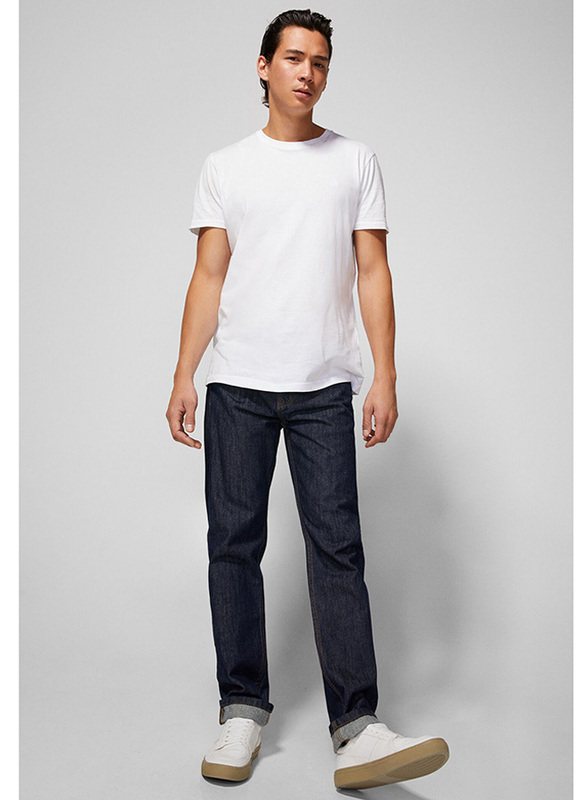 Springfield Denim Jeans for Men, 32 EU, Navy Blue