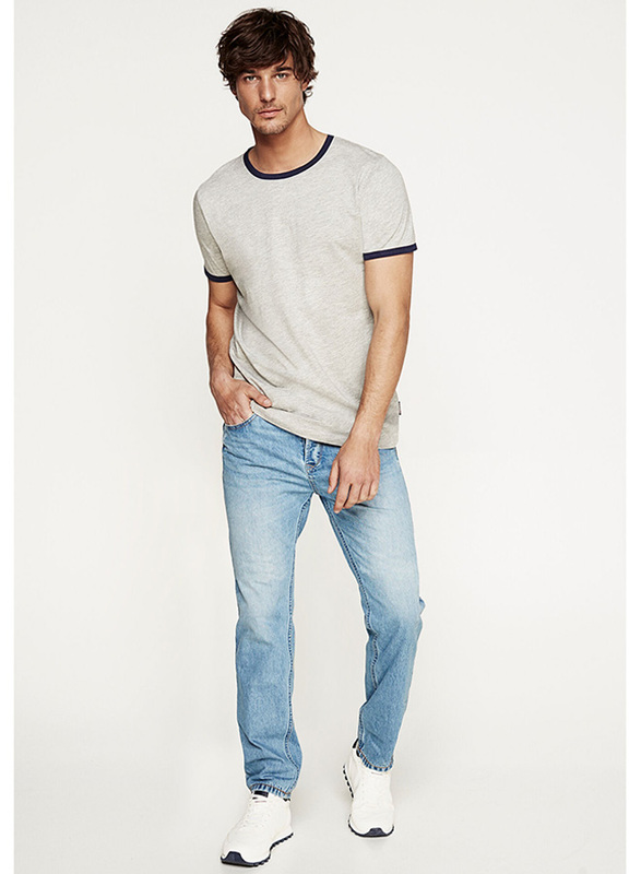 Springfield Denim Jeans for Men, 30 EU, Medium Blue