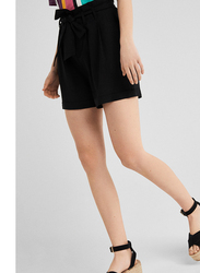Springfield Fancy Bermuda Shorts for Women, 38 EU, Black