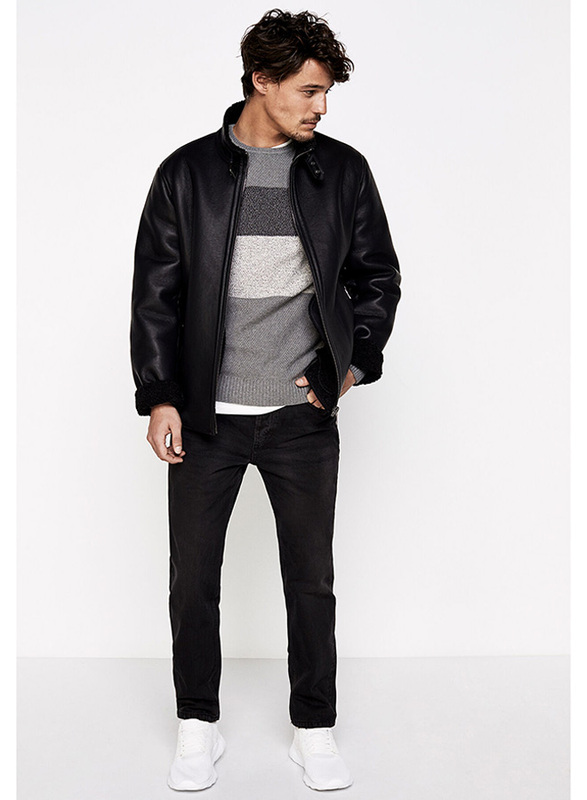 Springfield Denim Jeans for Men, 36 EU, Black