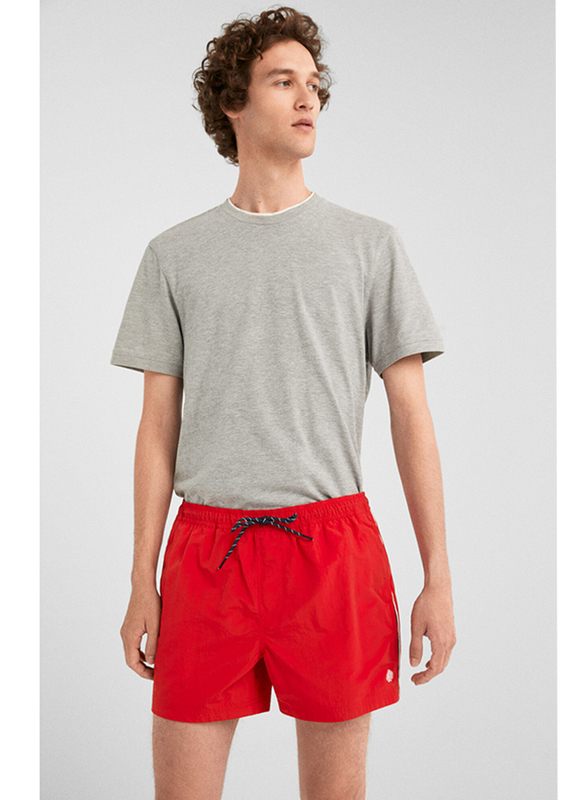 Springfield Swim Short for Men, Extra Large, Red