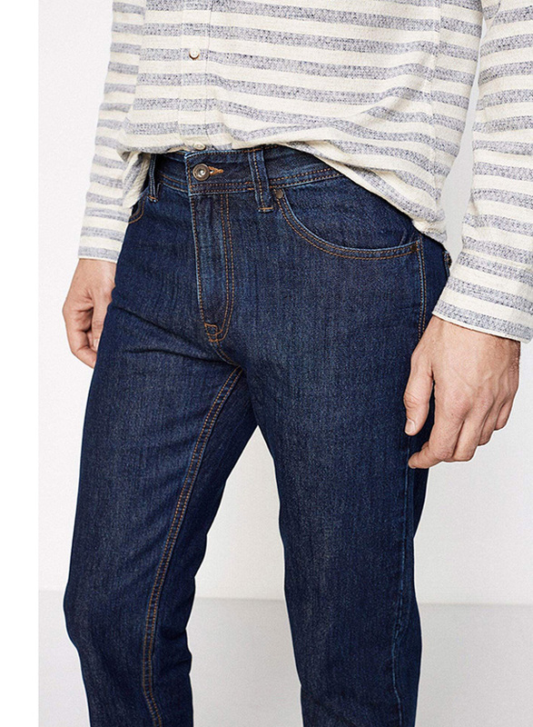 Springfield Denim Jeans for Men, 26 EU, Navy Blue