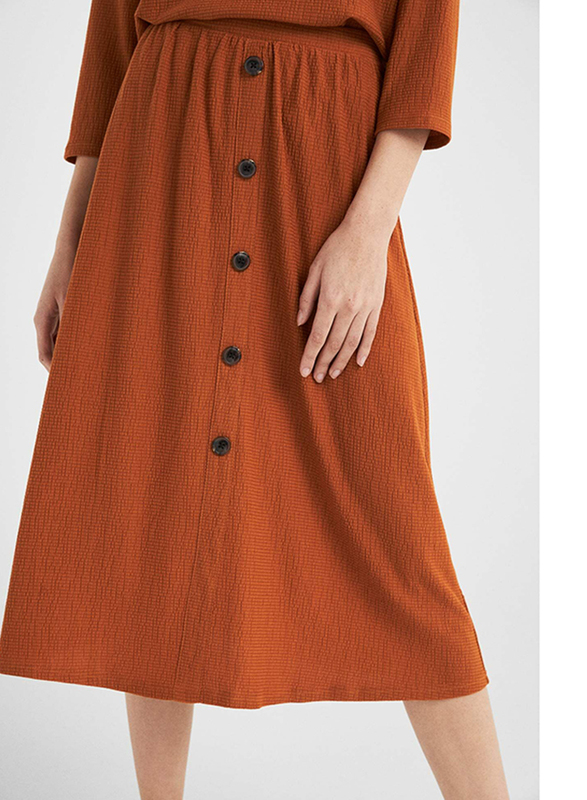 Springfield Midi Skirt for Women, Medium, Sand