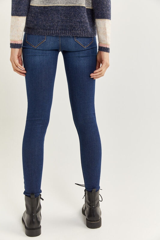 Springfield Body Trousers for Women, 42 EU, Medium Blue