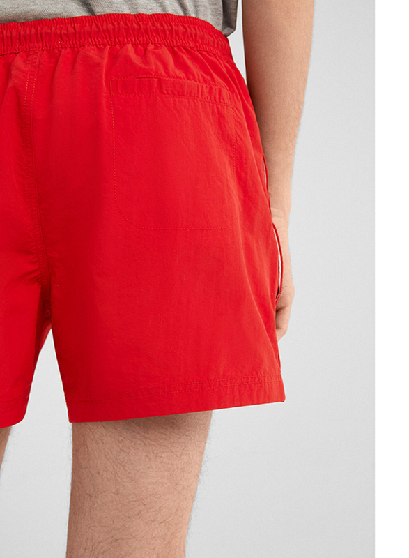 Springfield Swim Short for Men, Extra Large, Red