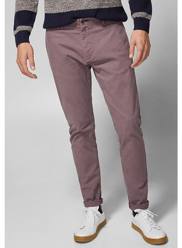 Springfield Sport Trousers Chinos for Men, 44 EU, Pink