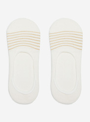 Springfield No Show Socks for Women, White, 39 EU