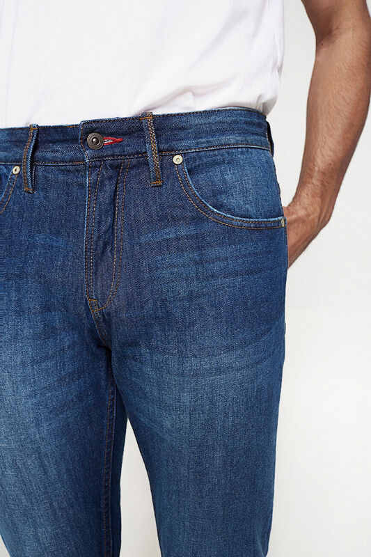 Springfield Denim Jeans for Men, 30 EU, Medium Blue