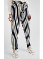 Springfield Cotton Fancy Pants for Women, Small, Light Blue