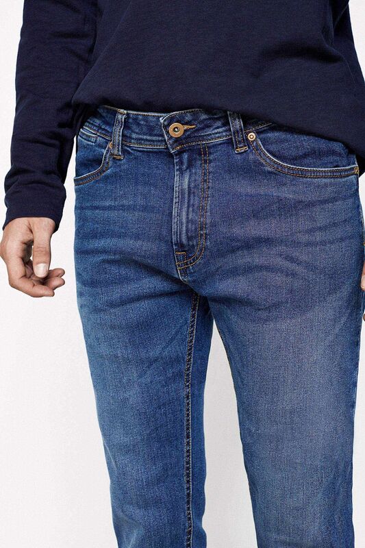 Springfield Denim Jeans for Men, 26 EU, Medium Blue