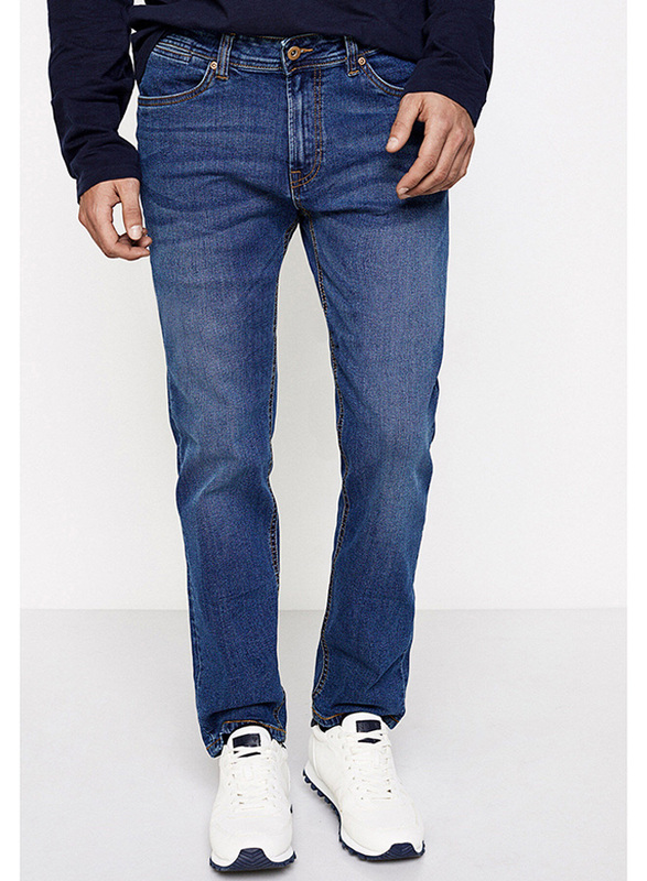 Springfield Denim Jeans for Men, 26 EU, Medium Blue