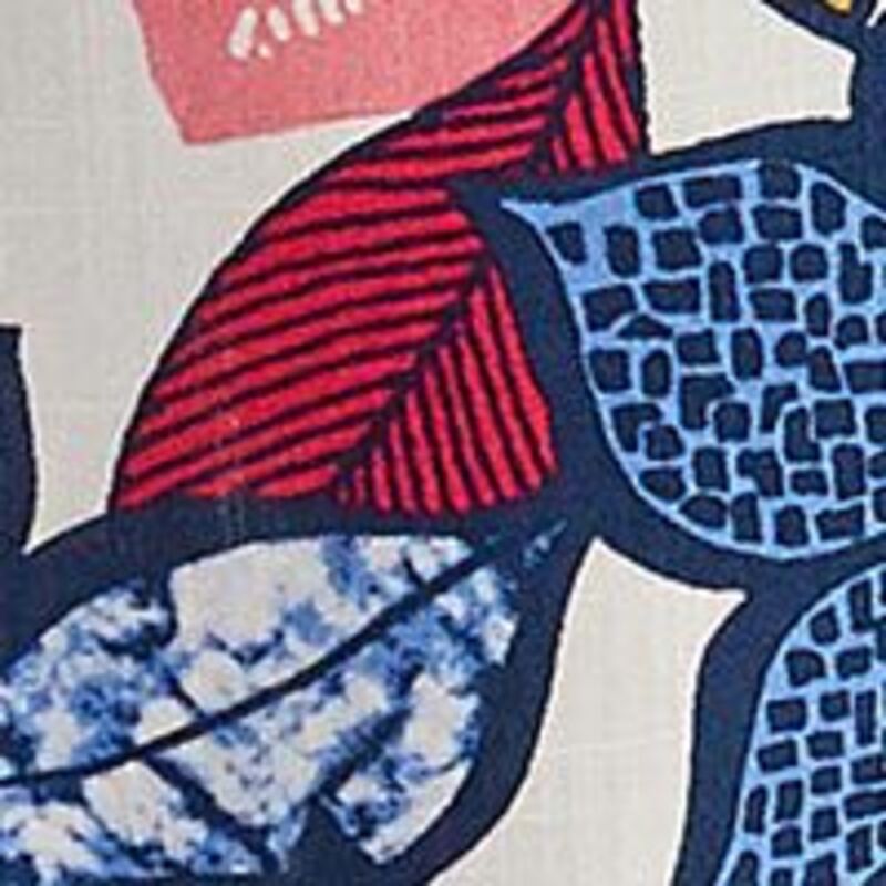 Springfield Printed Midi Slit Skirt, 40 EU, Blue